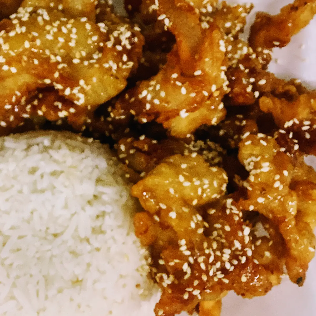 Sesame Chicken & Rice