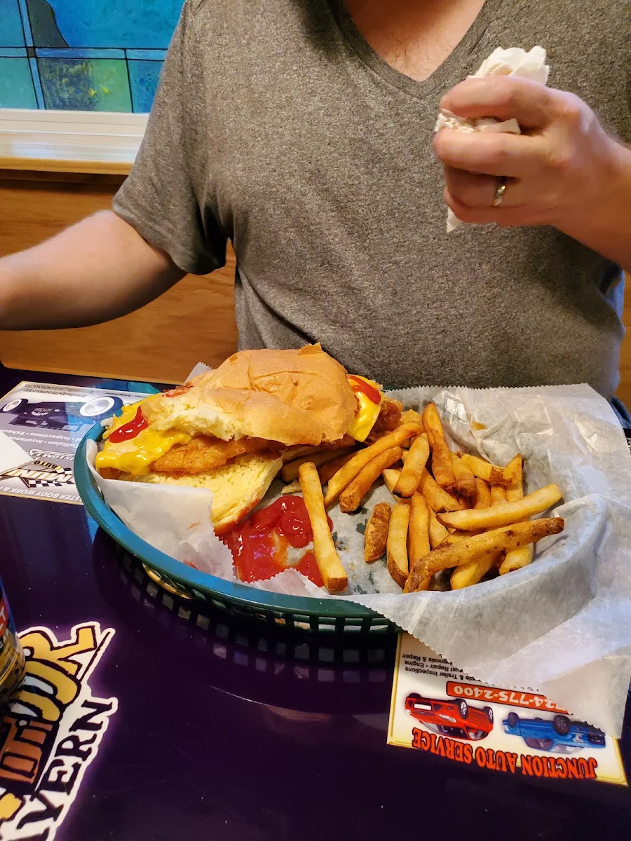Fish Sandwich and Fries