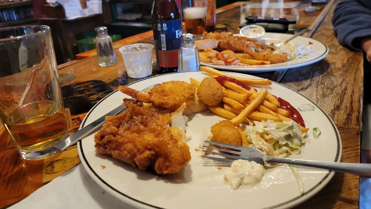 Fish Shrimp Scallops Dinner
