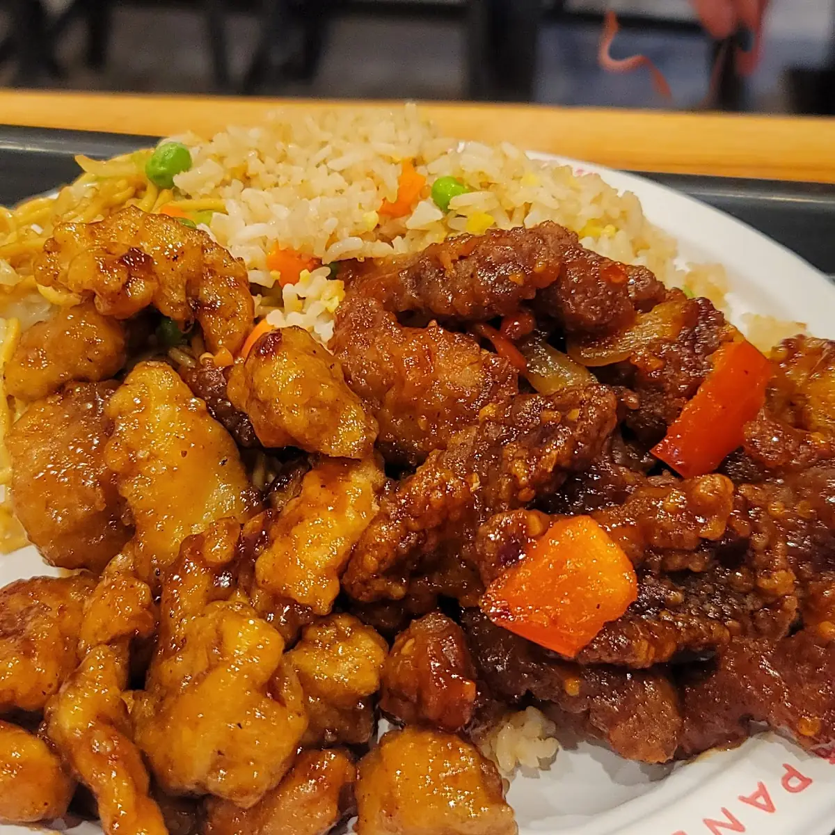 Orange Chicken and Beef