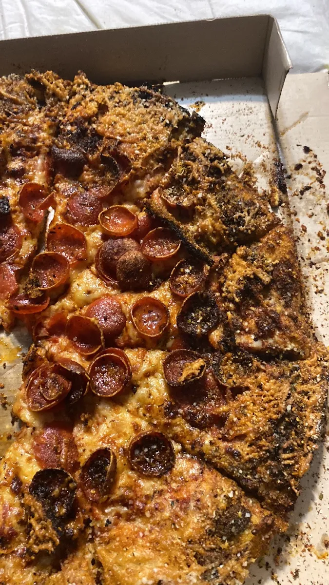 Stuffed Crust Pepperoni Duo