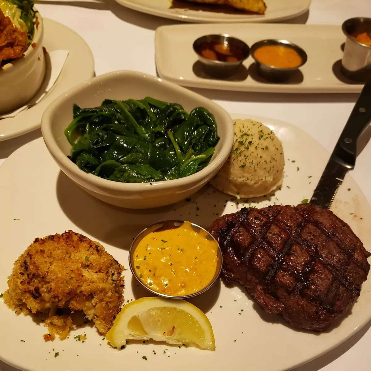 Sirloin & Crab Cake