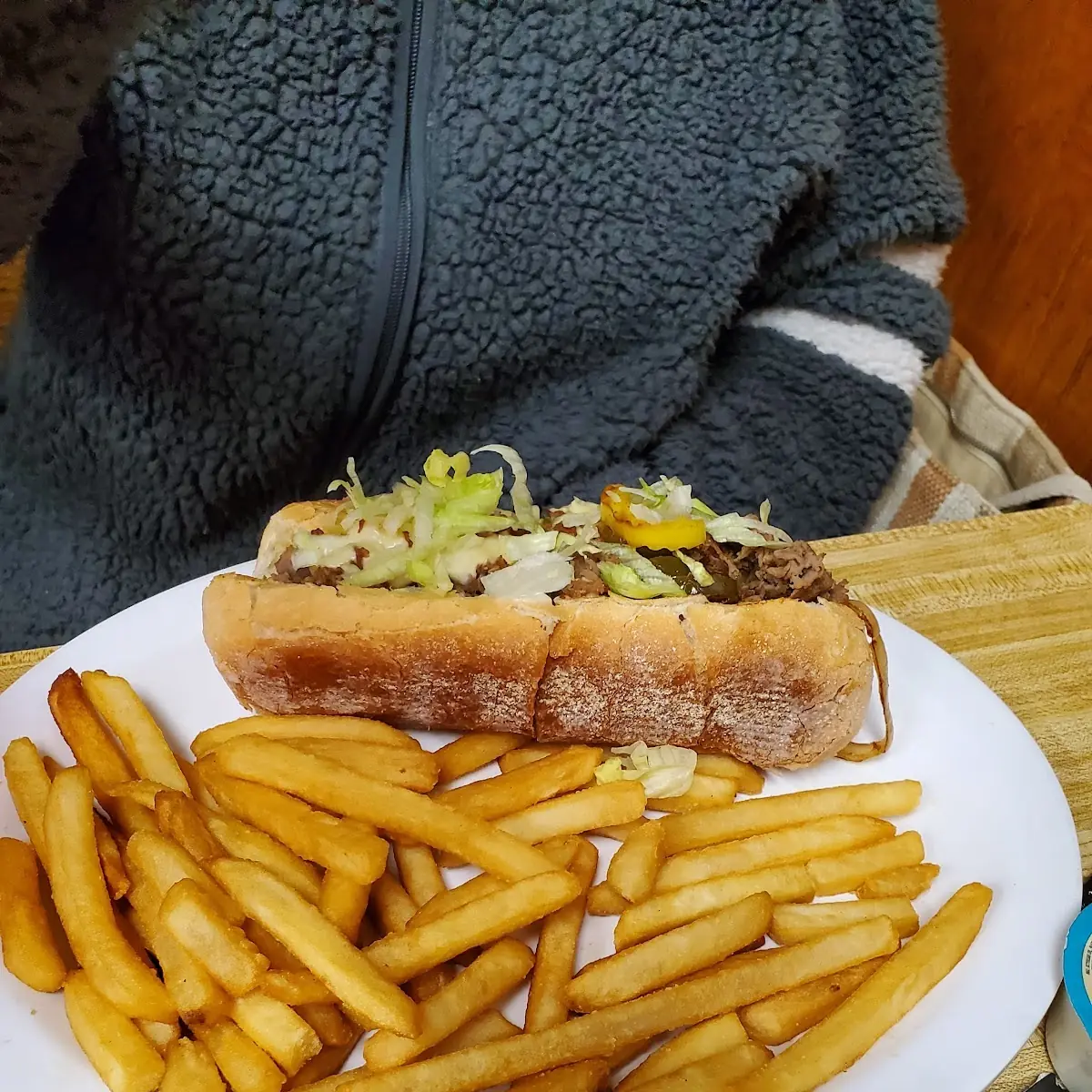 Philly Cheesesteak and Fries