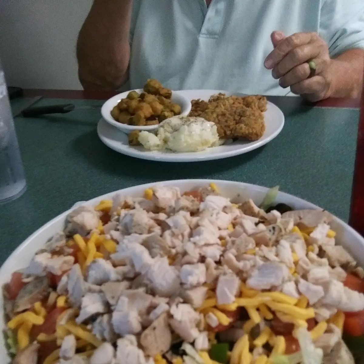 Large Salad with Grilled Chicken