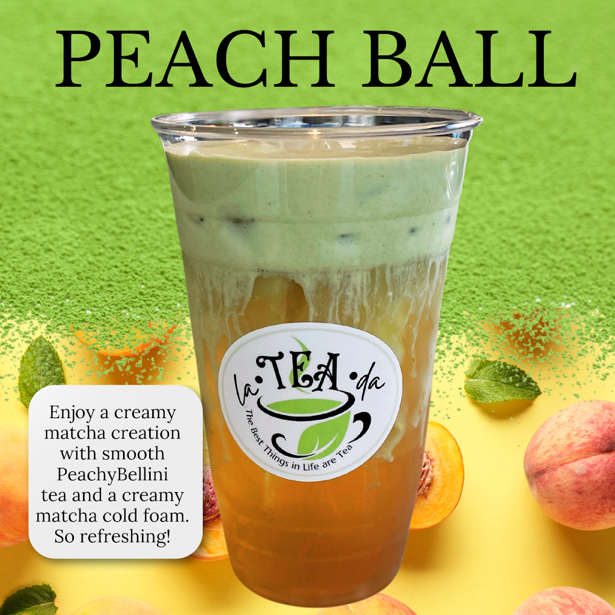 Peachy Keen-Green Tea