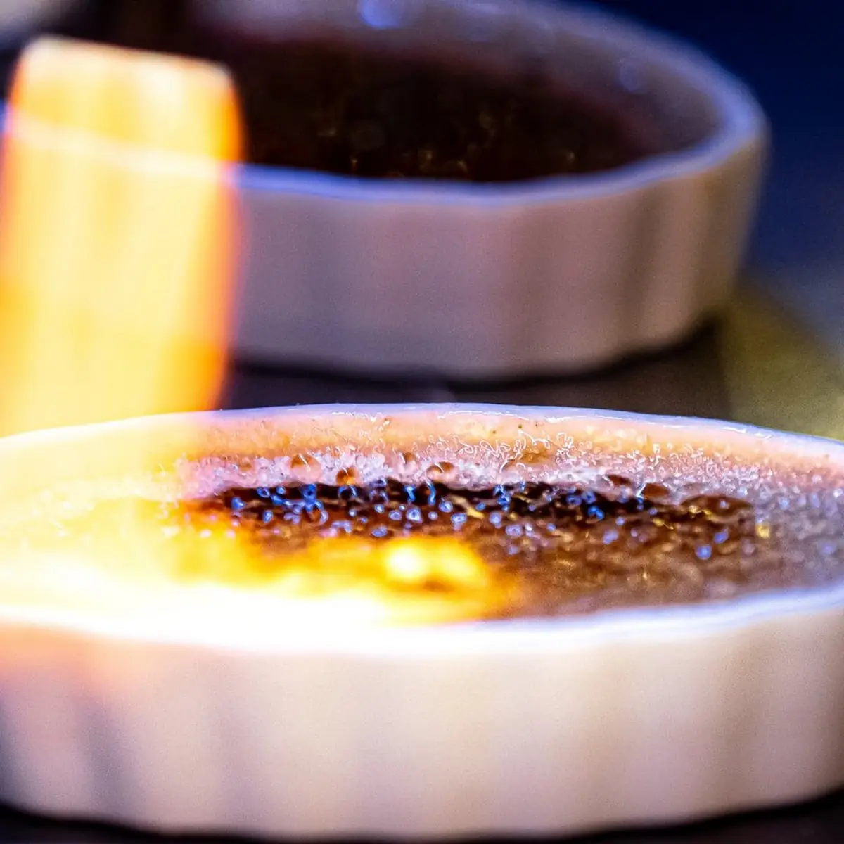 Caramelized Honey Cream Brulee