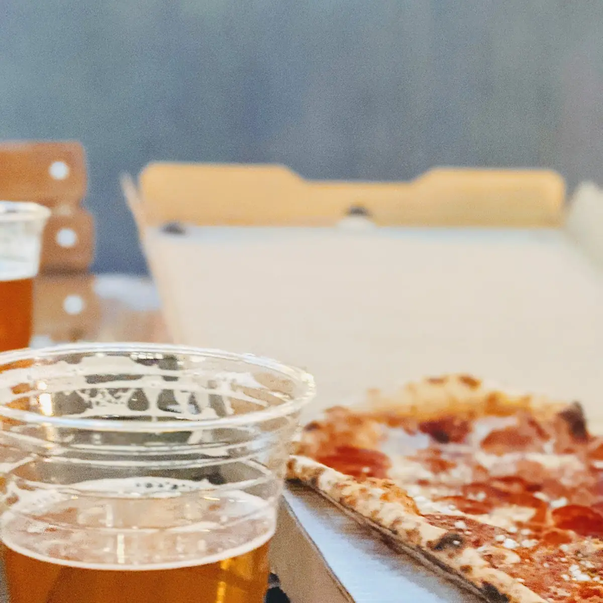 Personal Pizza and Beer