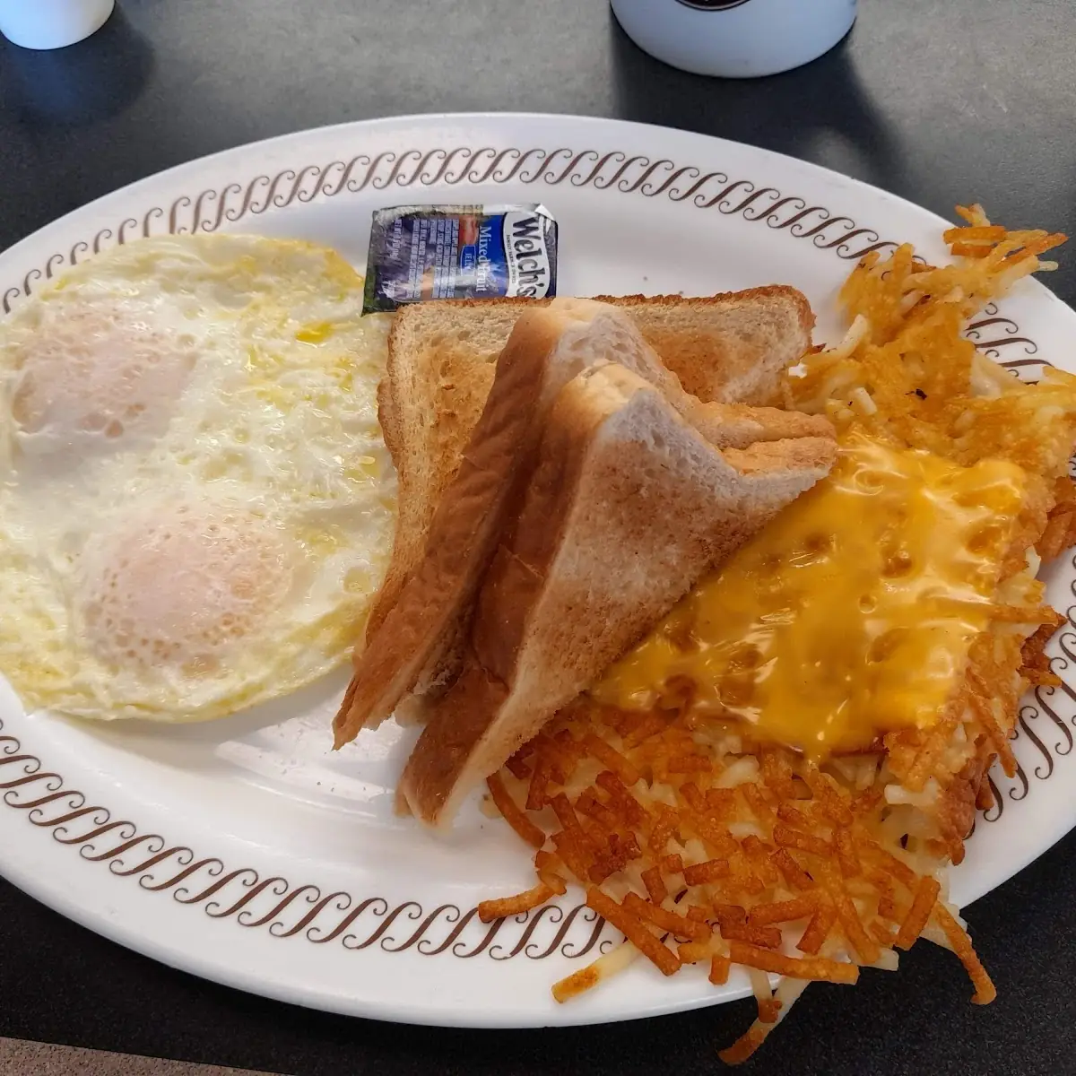 Texas Breakfast Melt with Hashbrowns