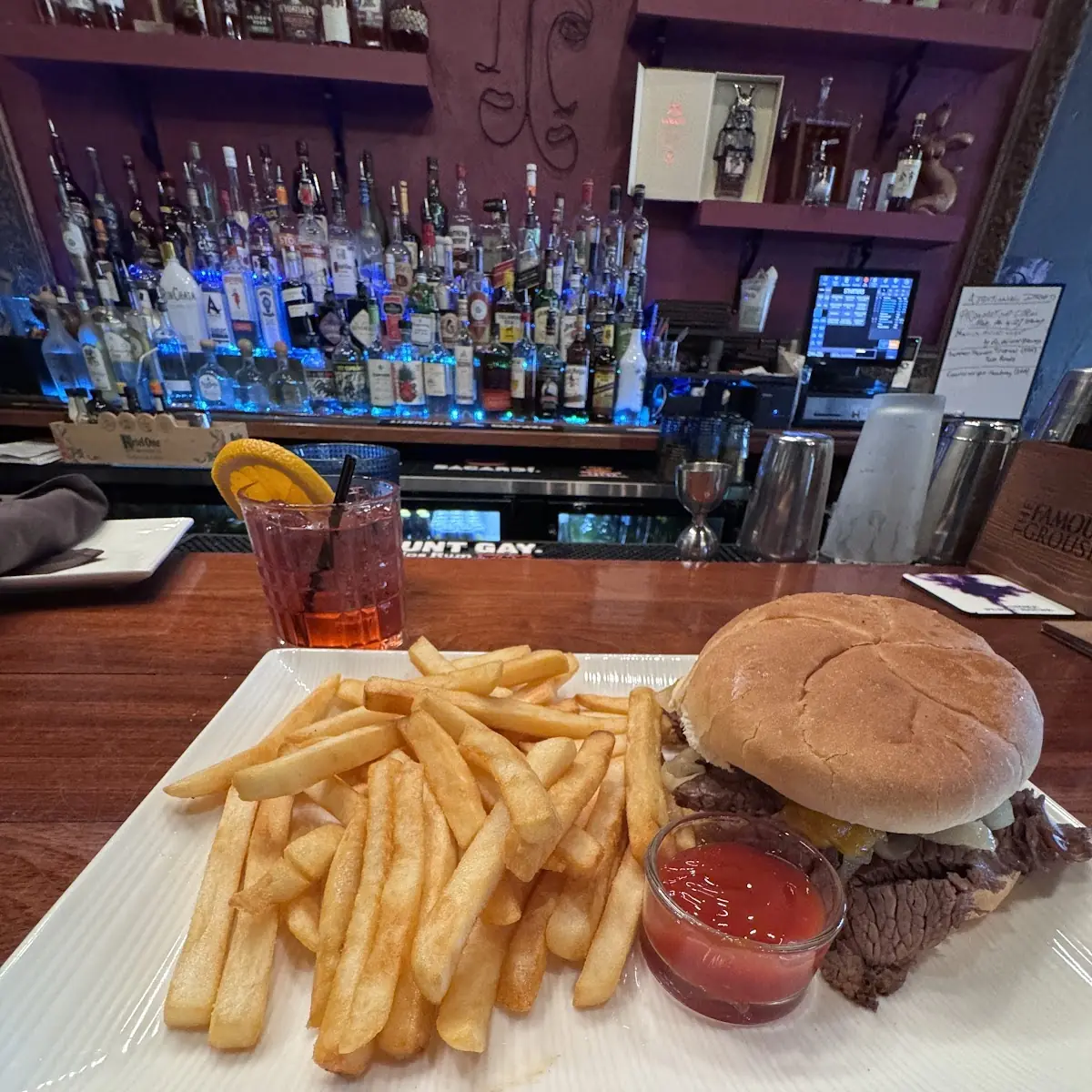 Smoke Brisket Sandwich Platter