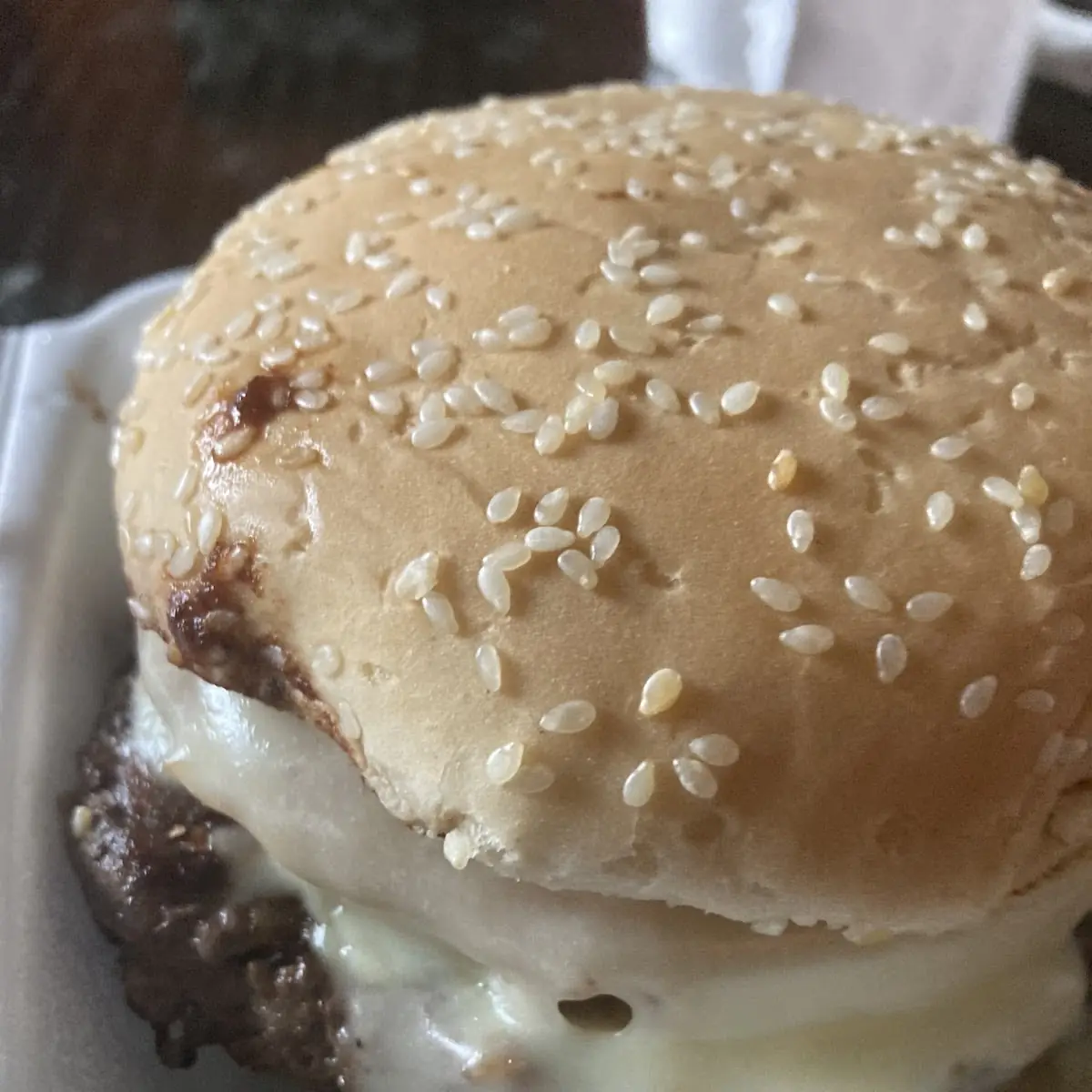 Swiss and Mushroom Burger