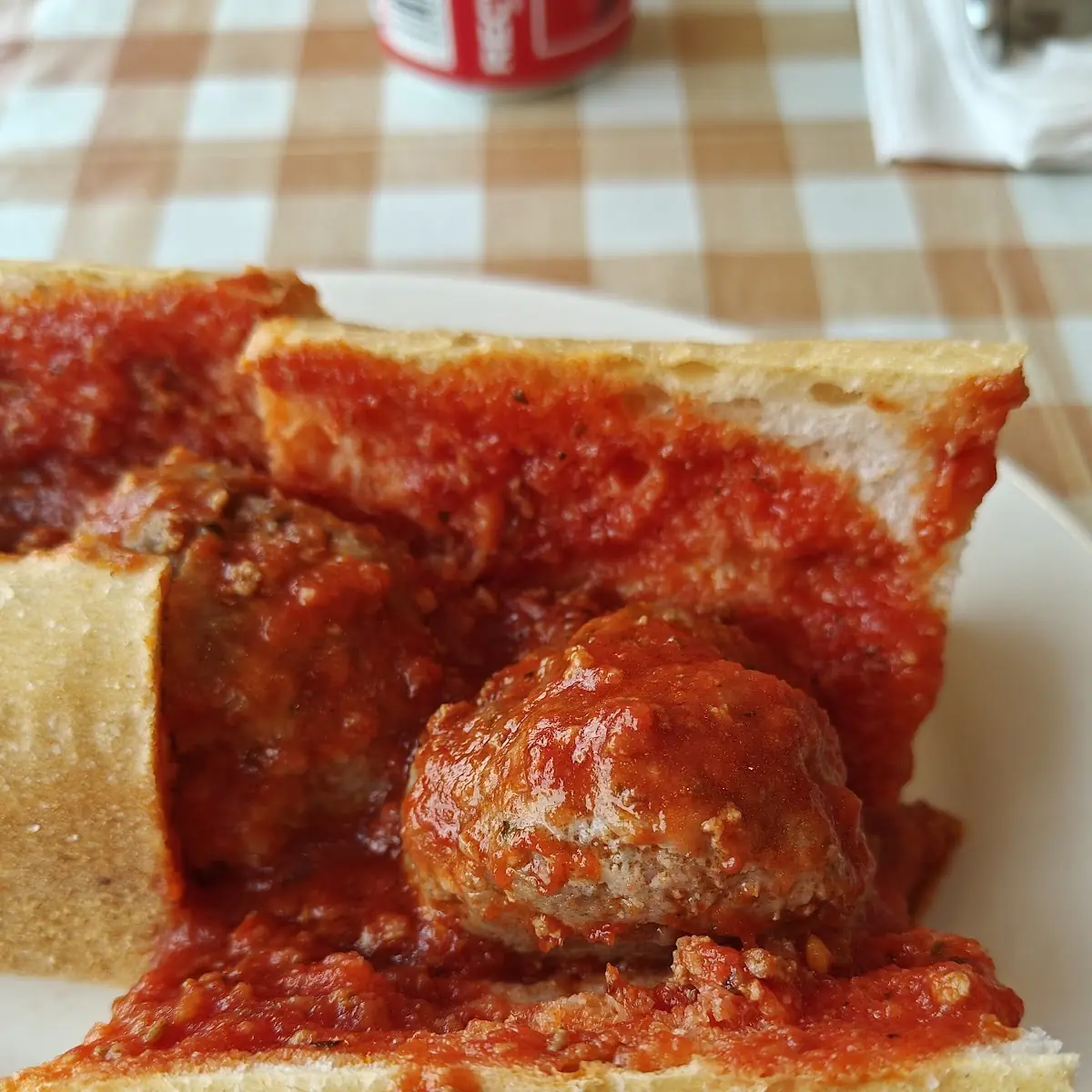 Homemade Meatball Sandwich