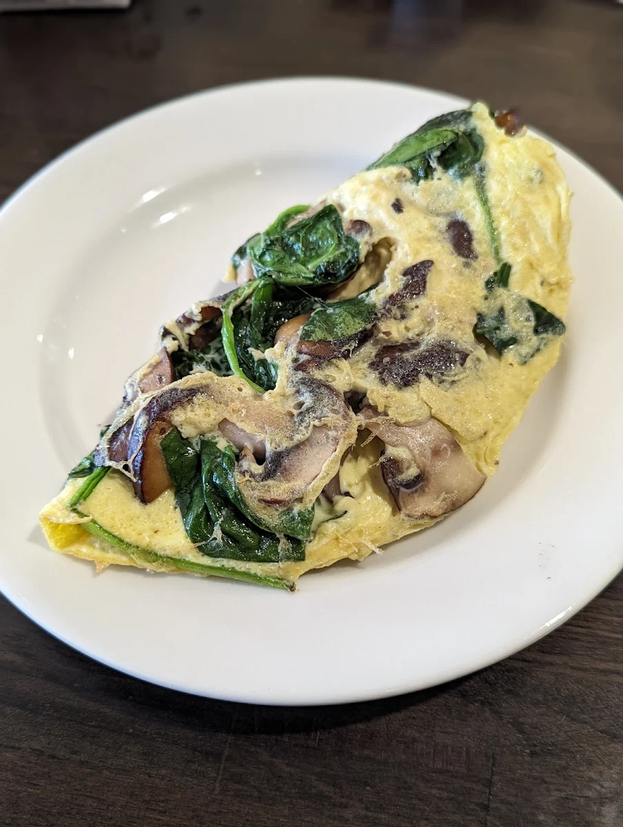 Spinach & Mushroom Omelette