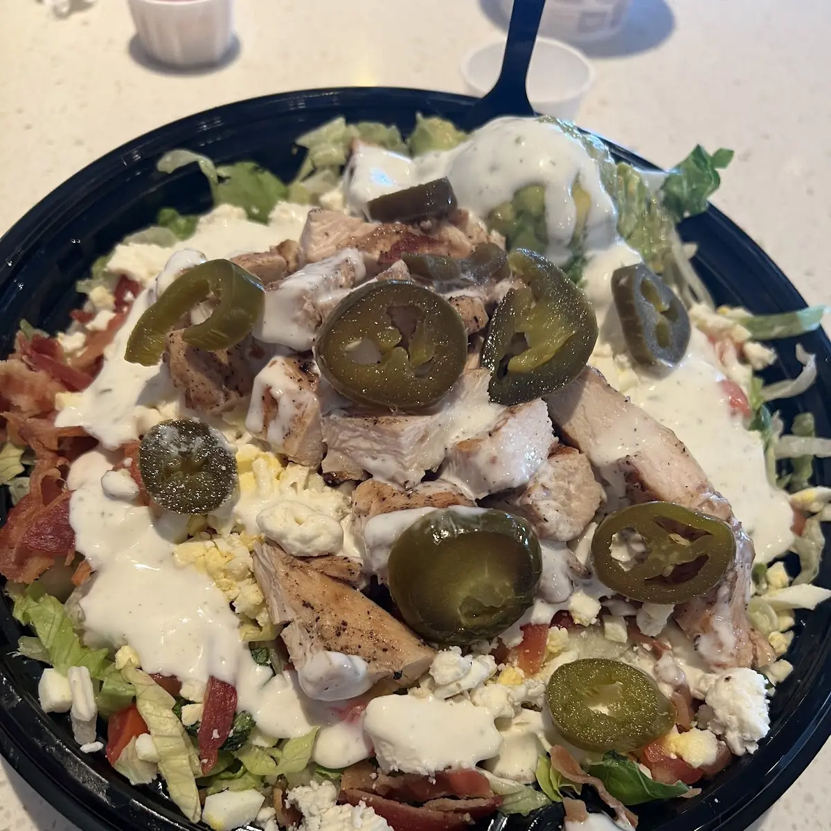 Santa Barbara Cobb with Jalapeño Pepper Ranch Dressing