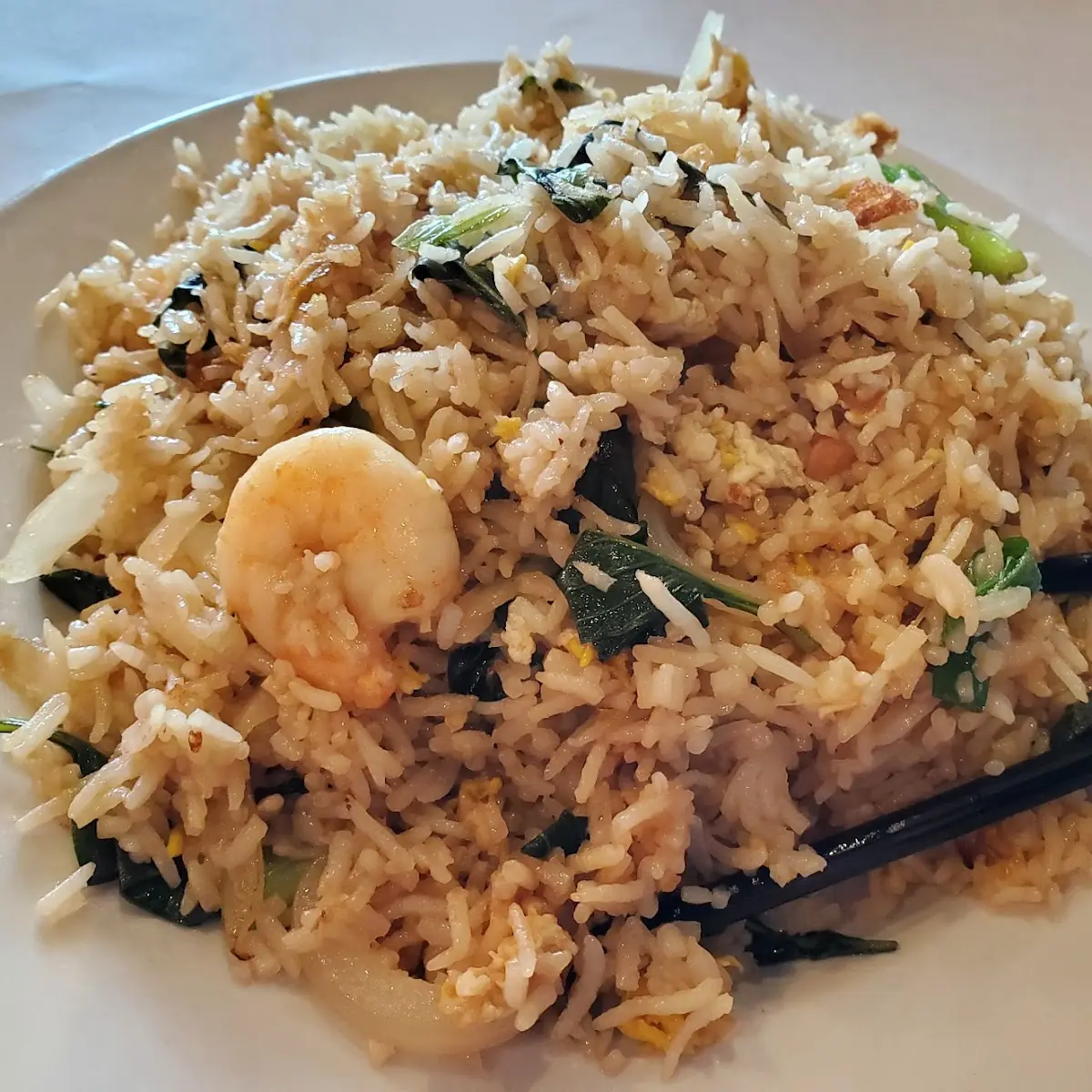 Basil Fried Rice with Shrimp