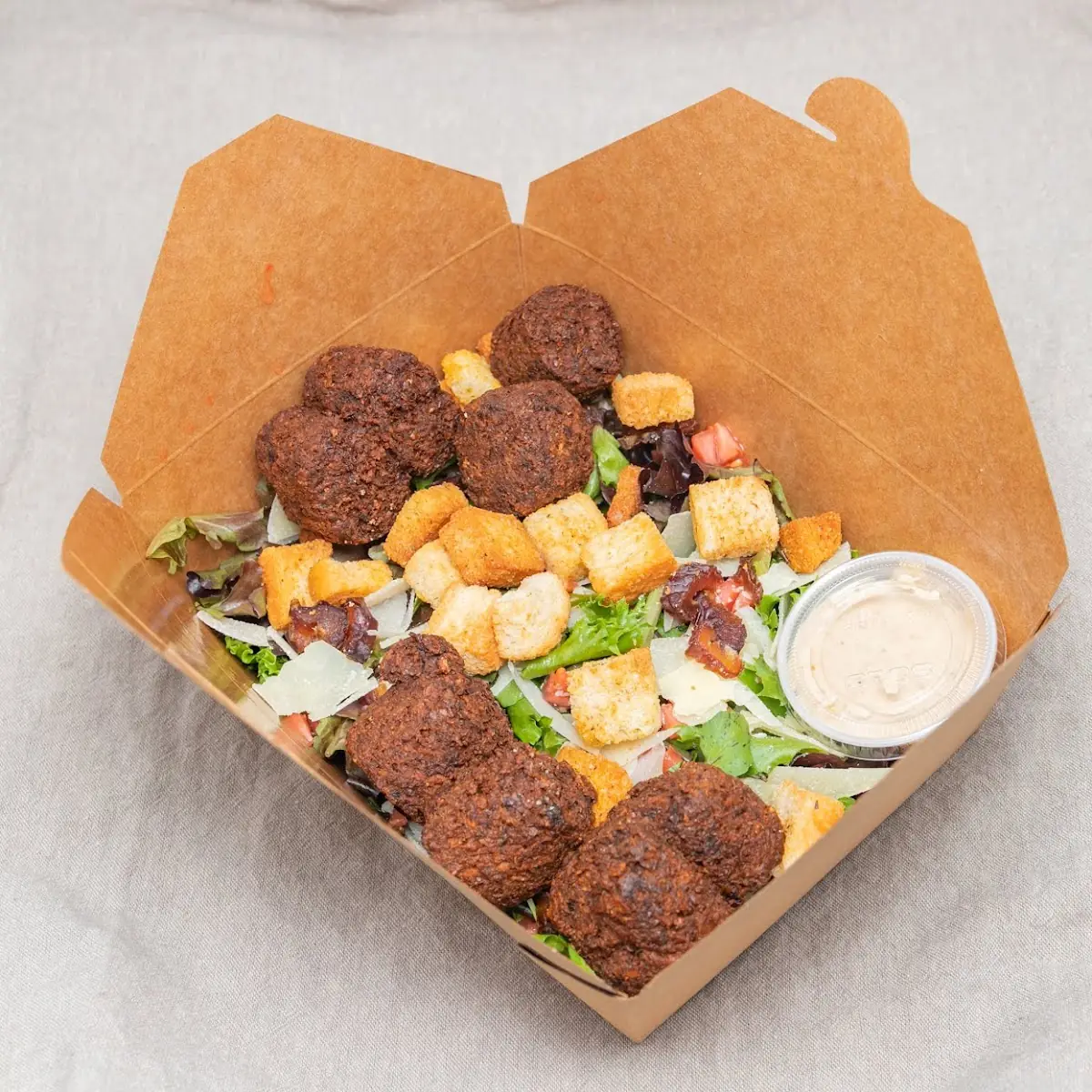 Falafel & Date Caesar Salad