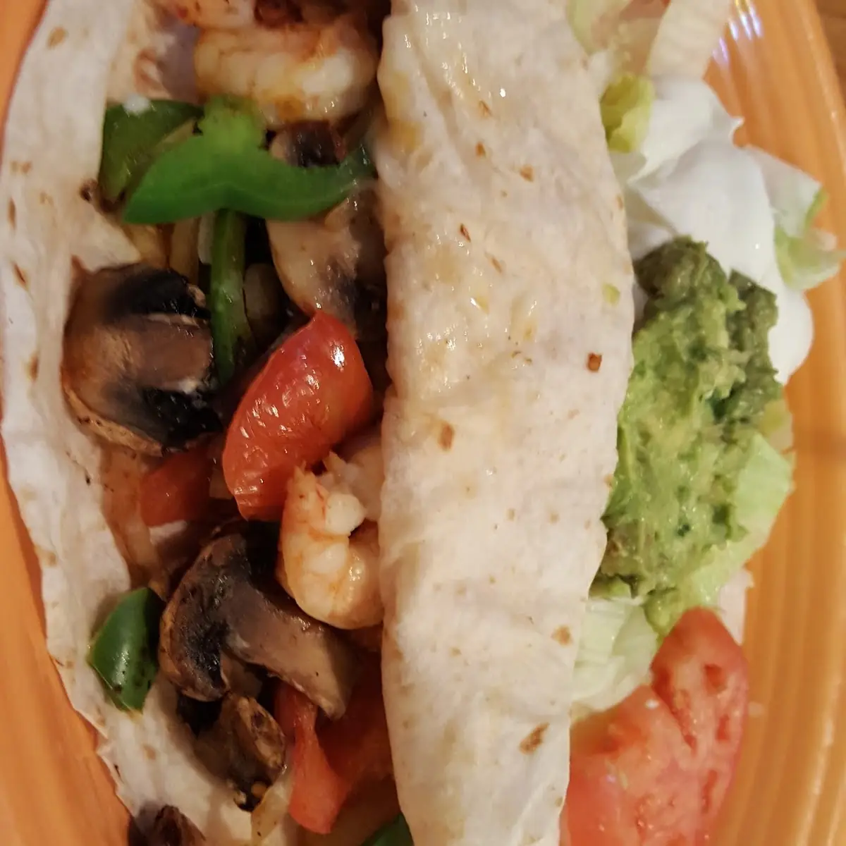 Shrimp Fajita Quesadilla