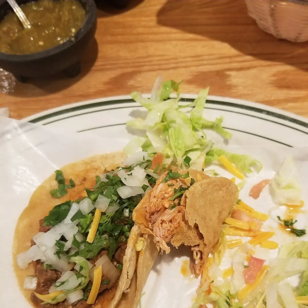 Chunk Beef and Chicken Tacos