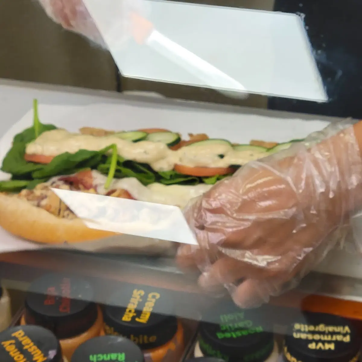 Garlic Chicken Club Sandwich