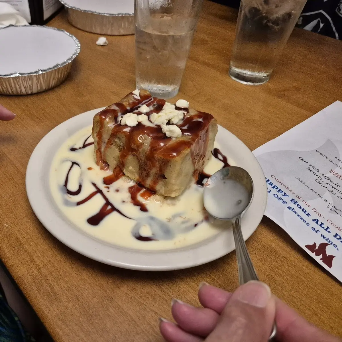 White Chocolate Bread Pudding