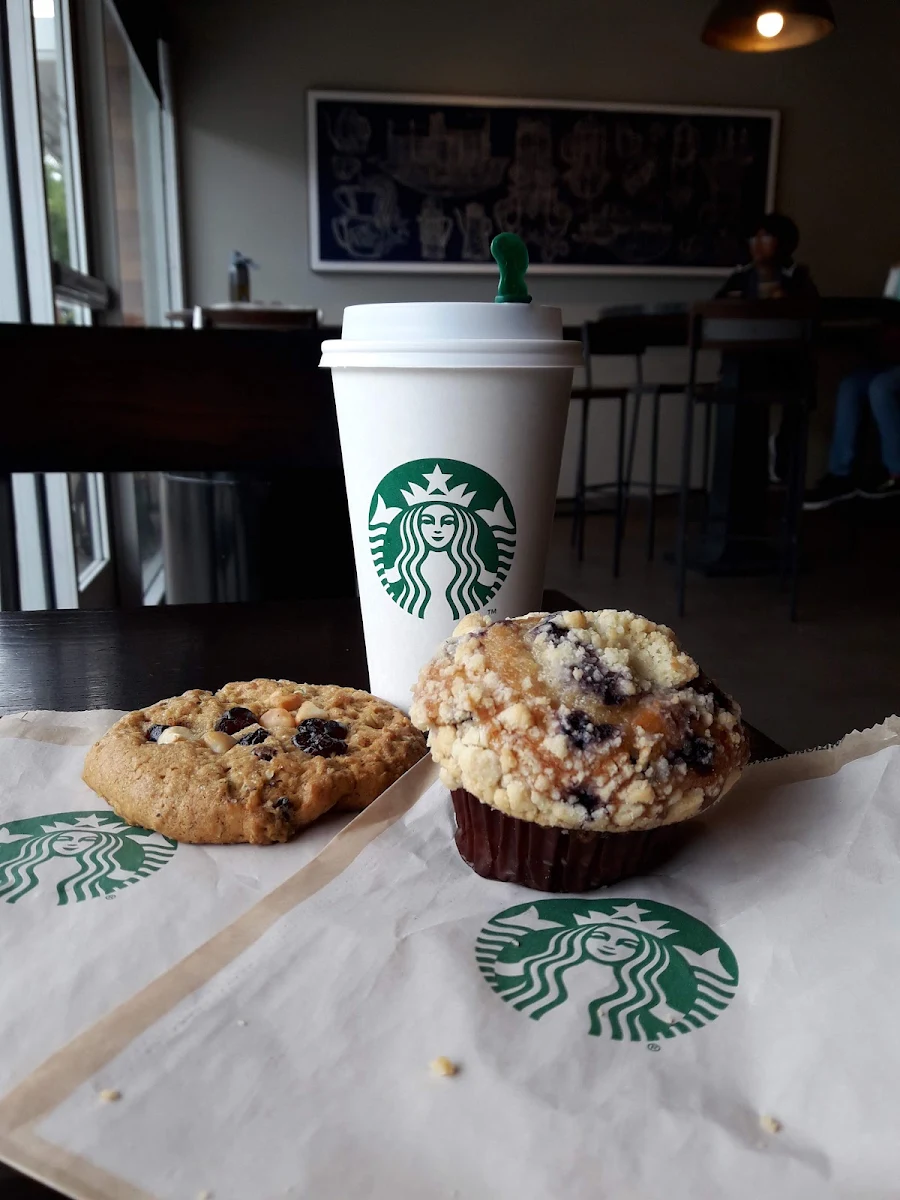 Blueberry Muffin Cookie and Coffee