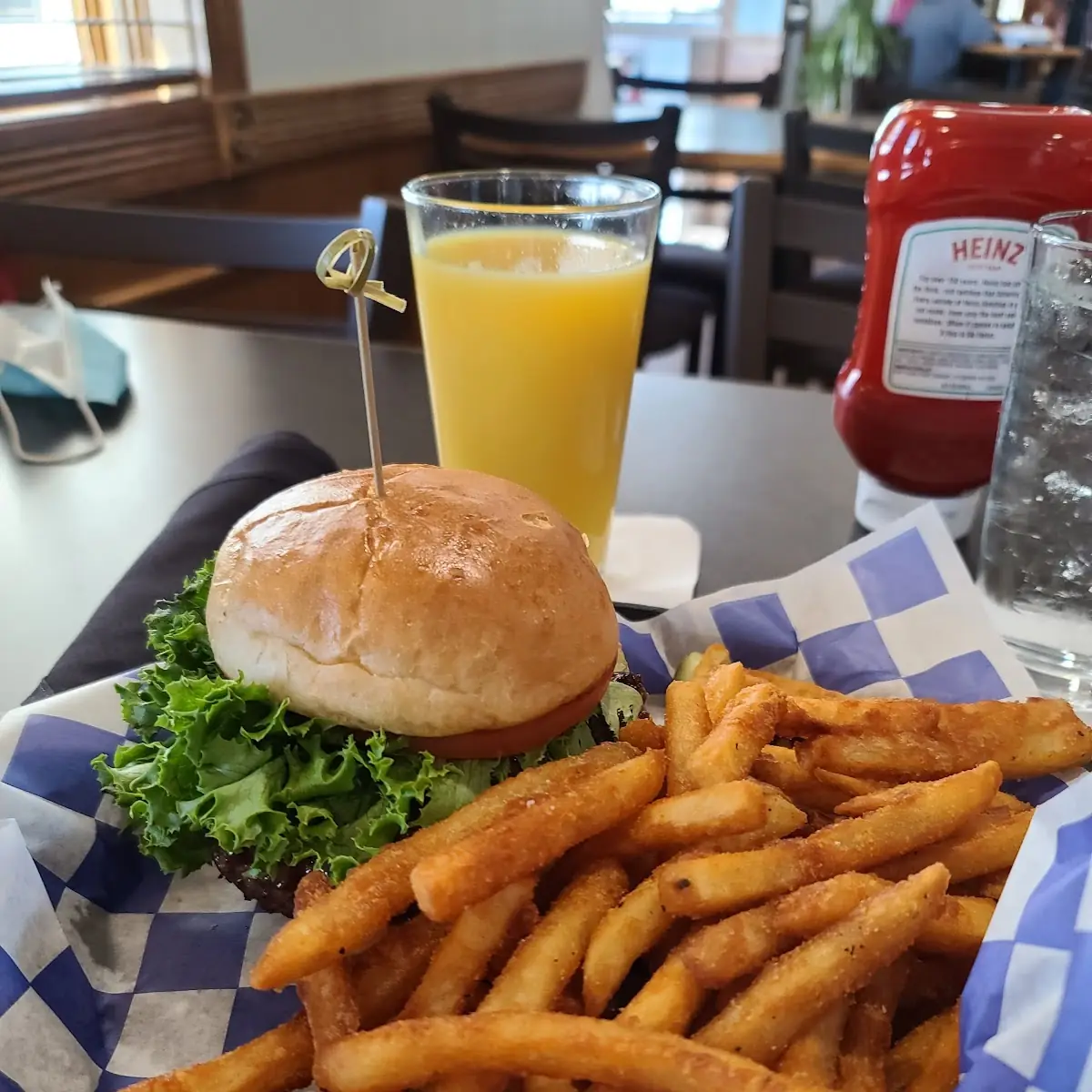 Burger and Fries