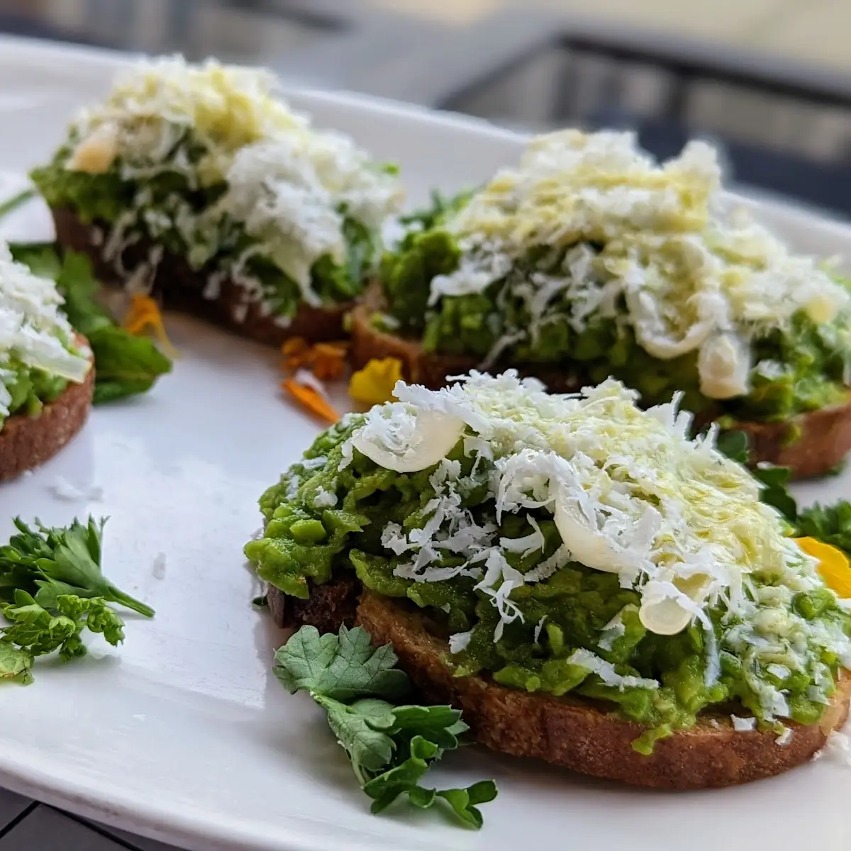 Chicken Liver Paté Bruschetta