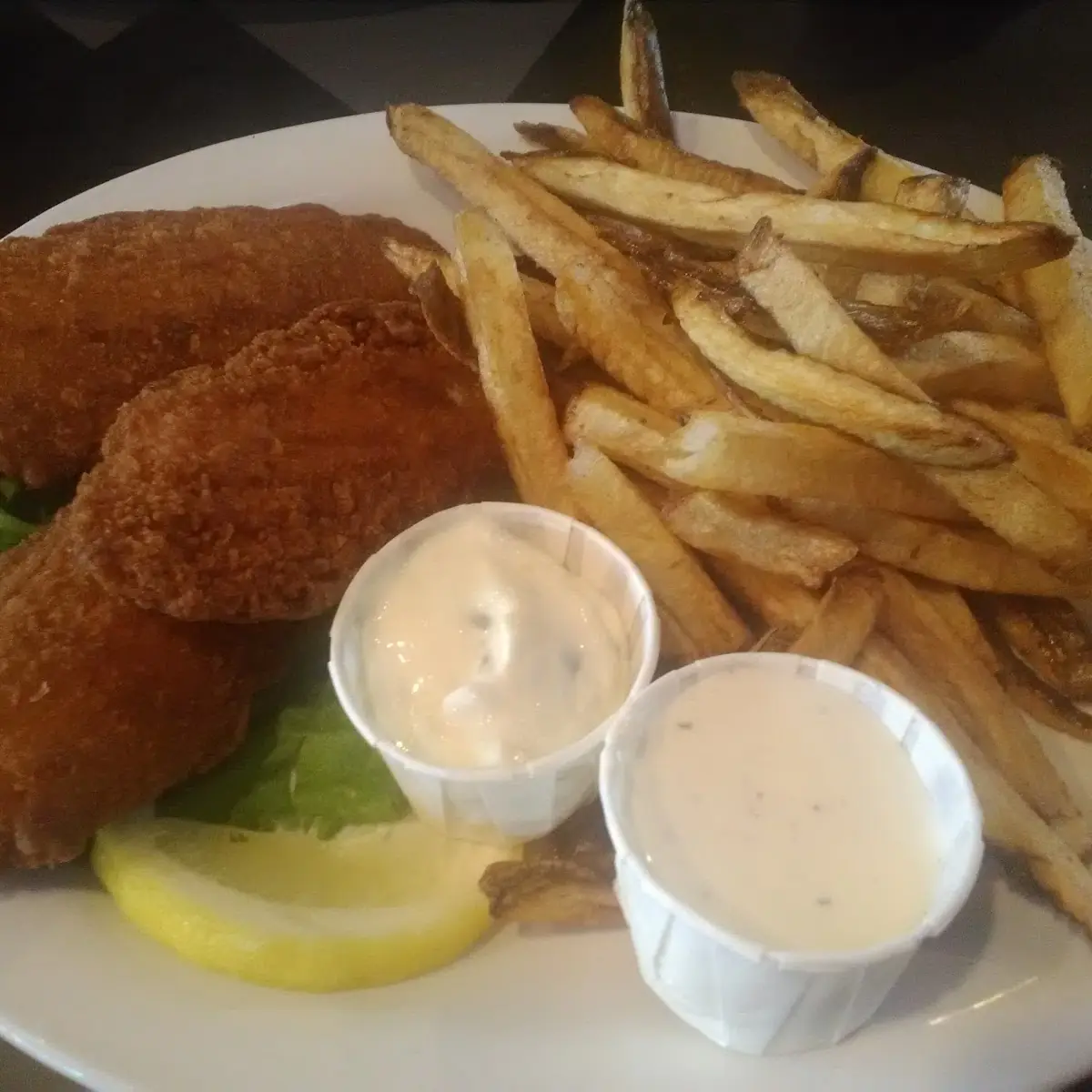Beer Battered Cod Platter