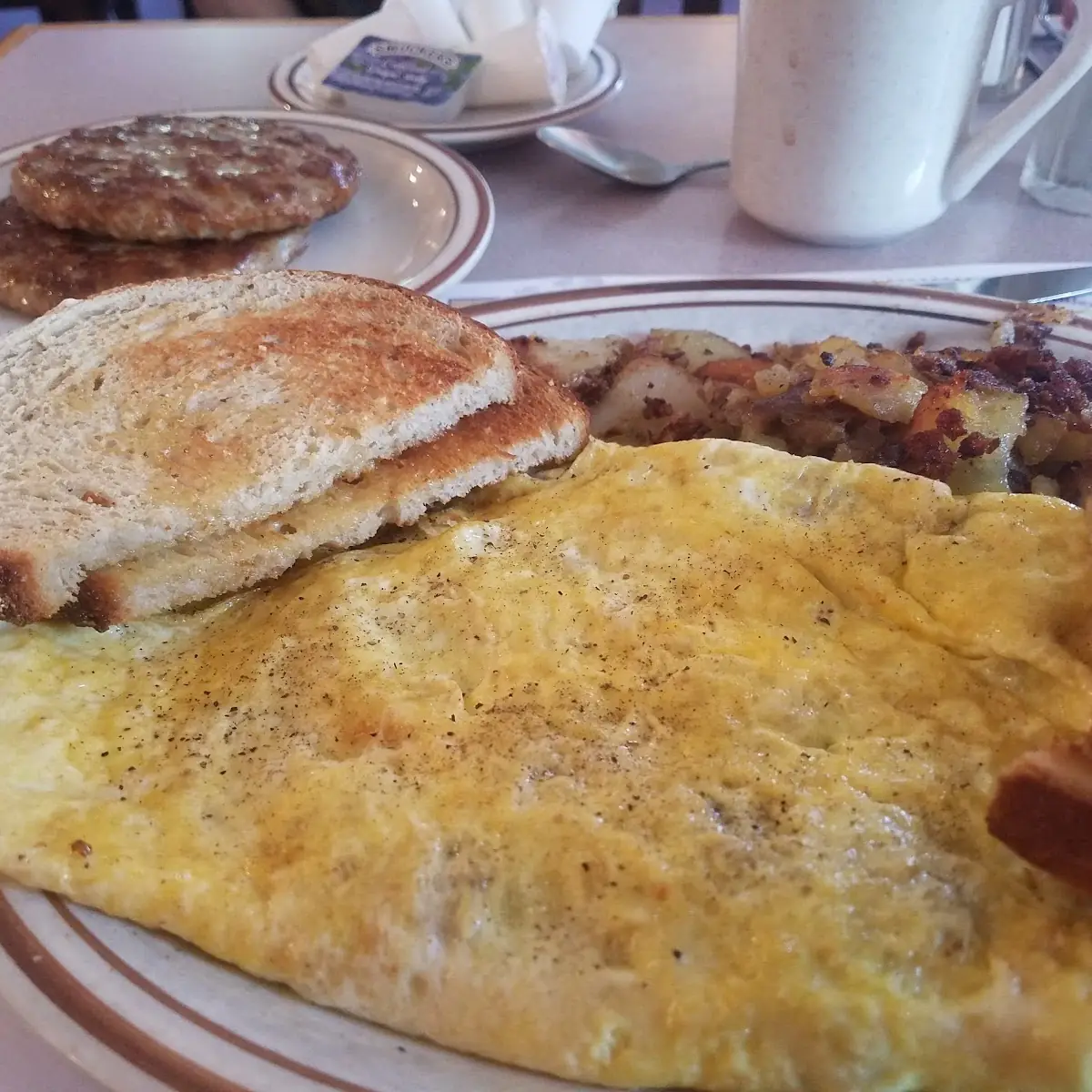 Bacon and Cheese Omelette