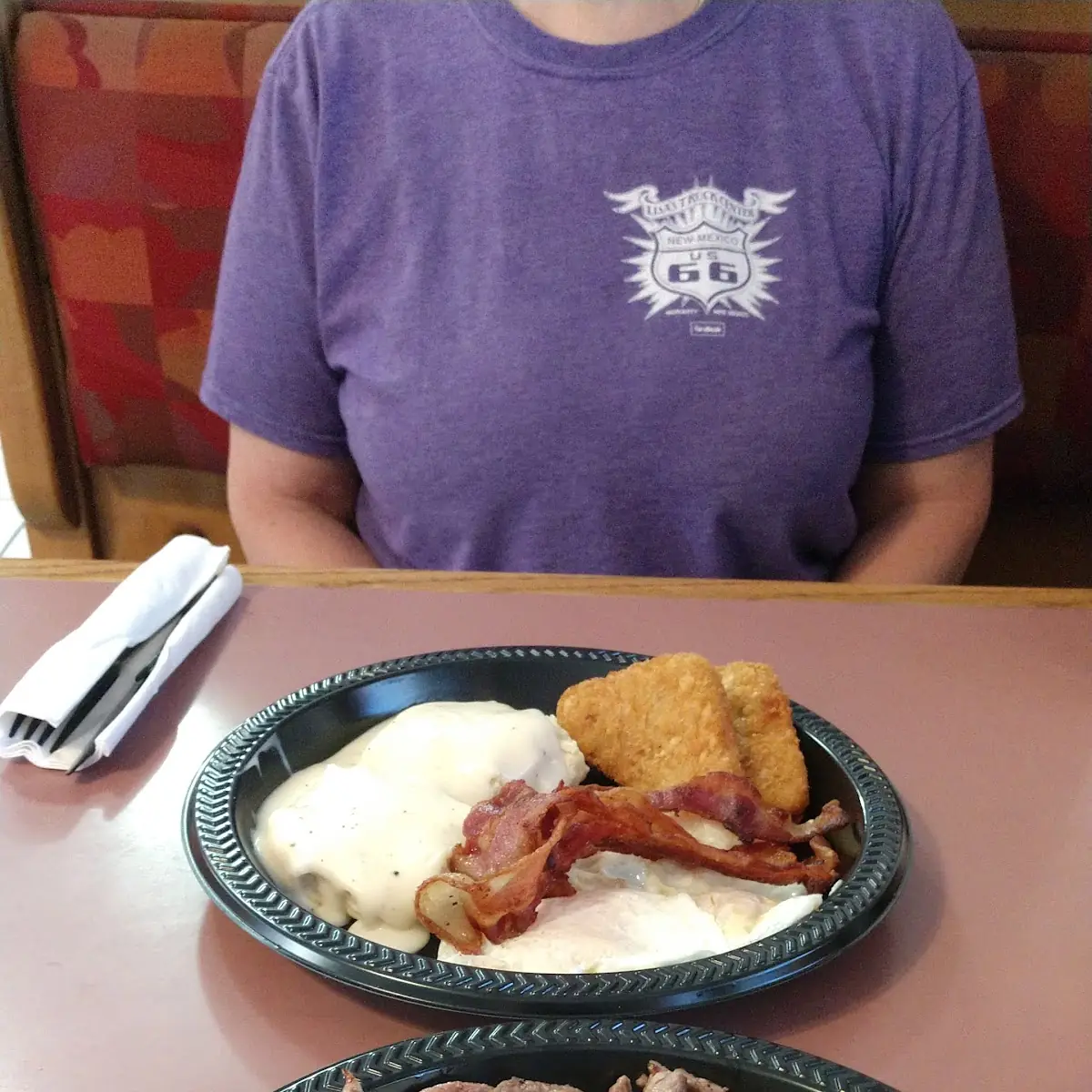Bacon & Eggs w Biscuits & Gravy