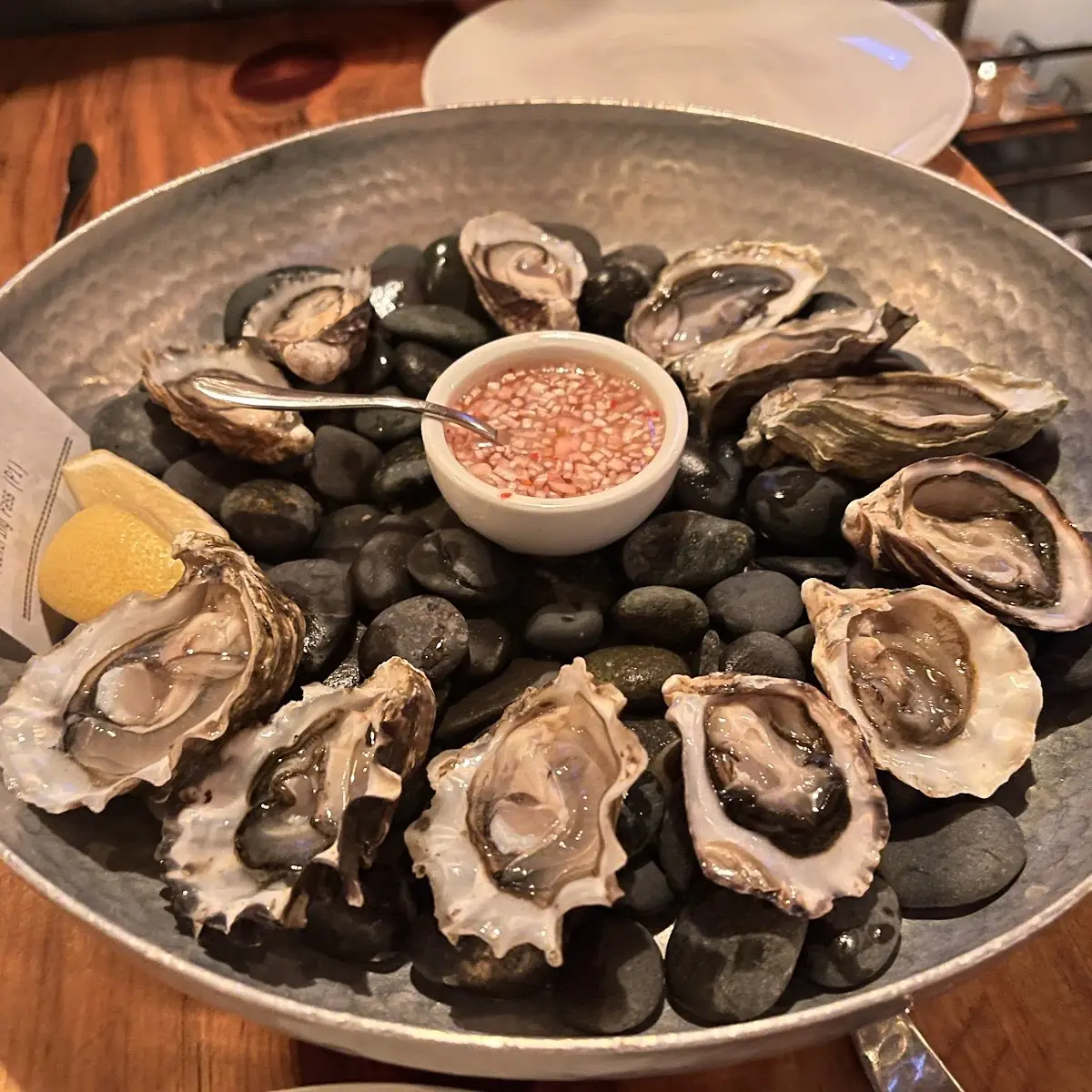 Local Oysters on the Half Shell