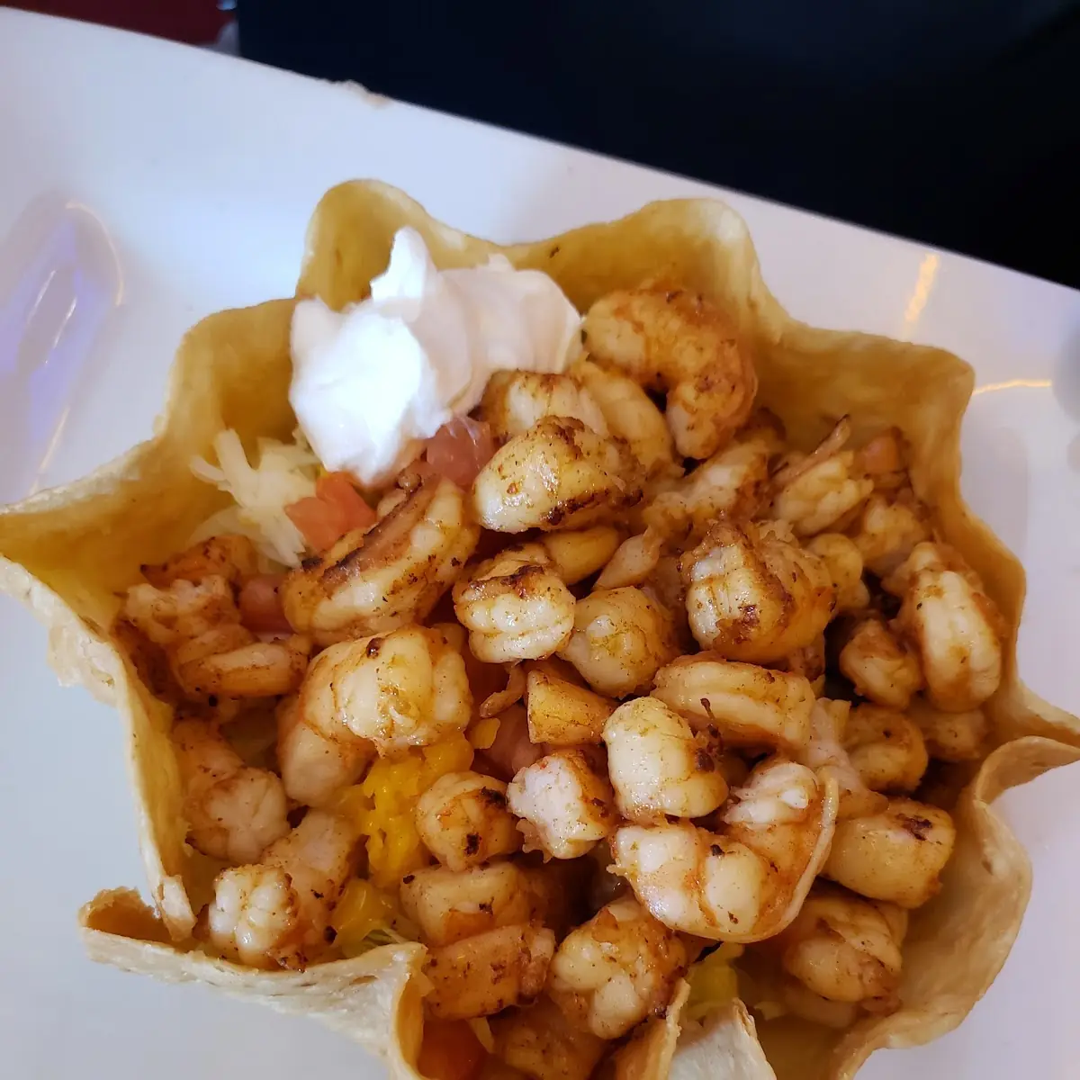 Shrimp Taco Salad