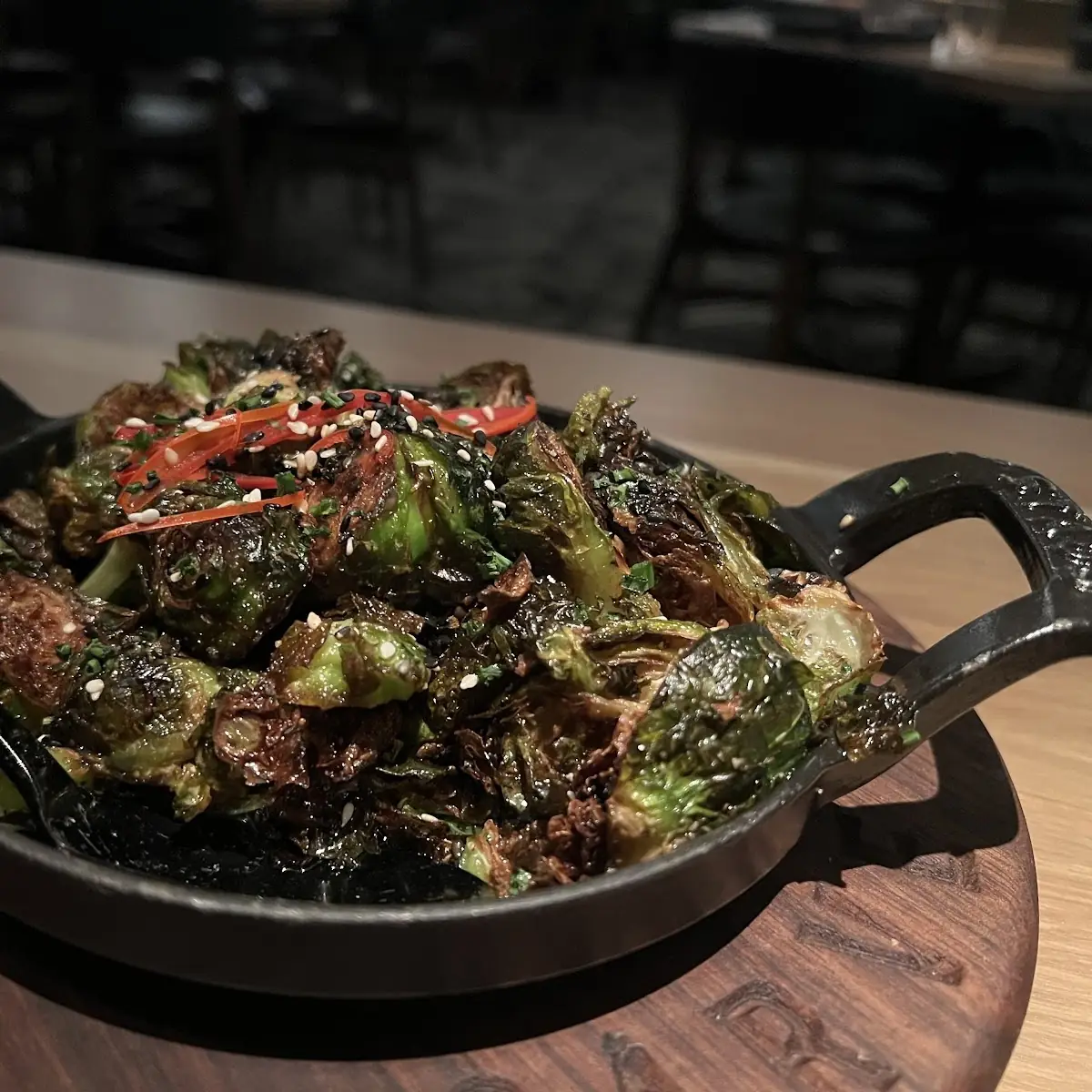 Honey Sriracha Brussel Sprouts