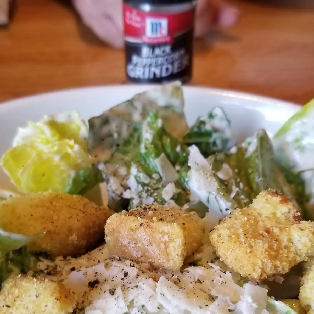 Garden Salad with Blue Cheese Dressing