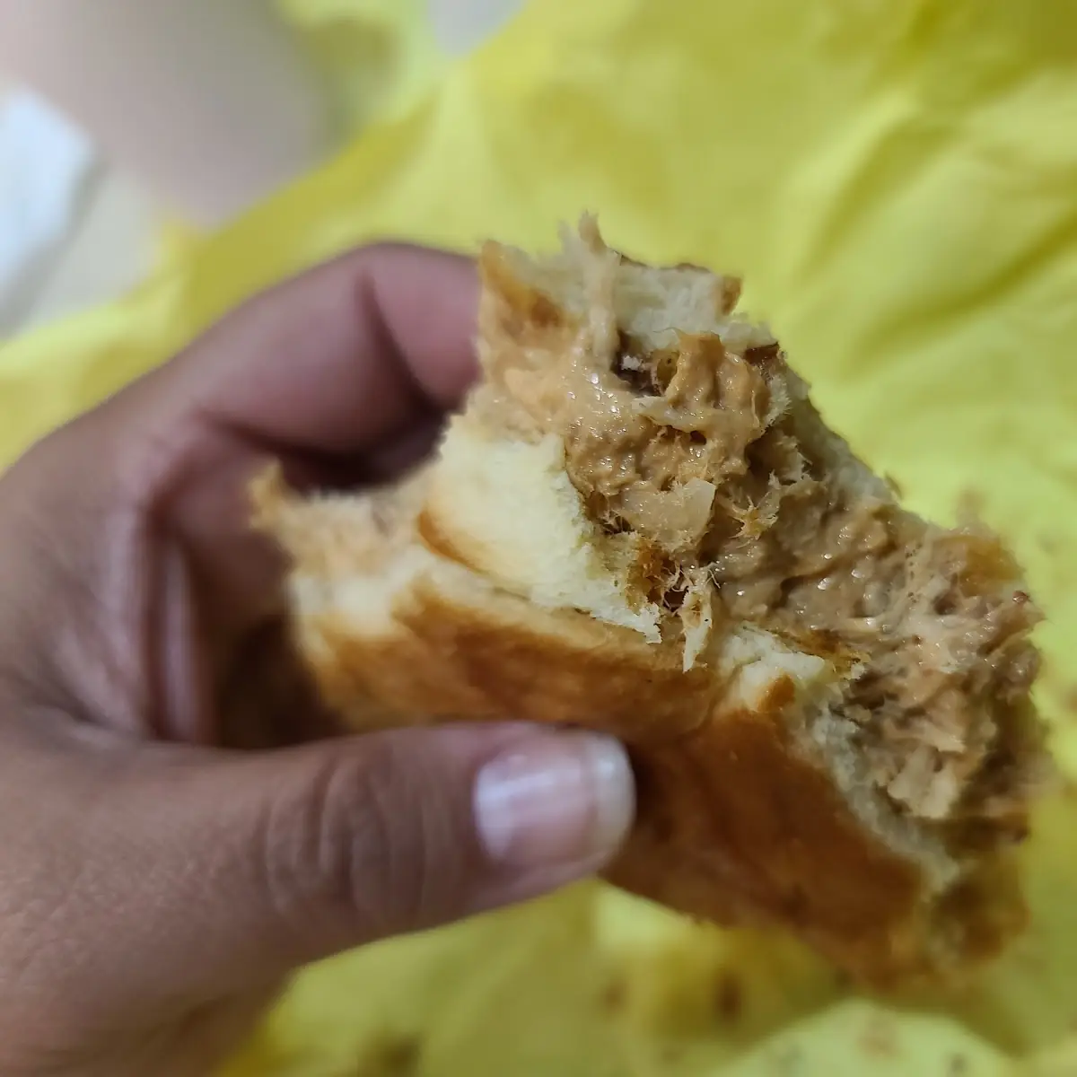 Chipotle Chicken Salad with Almonds on a Croissant