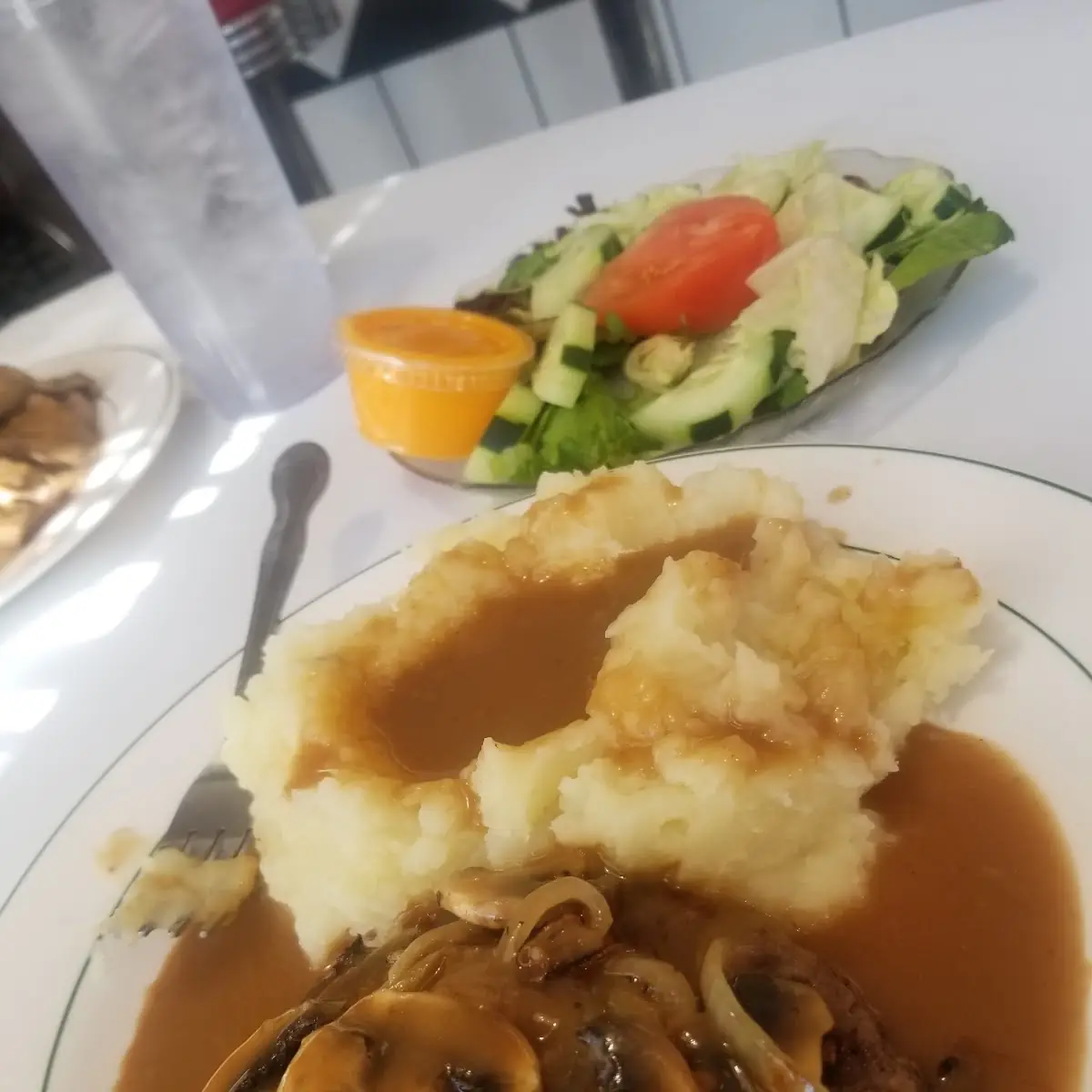Salisbury Steak and Mashed Potatoes