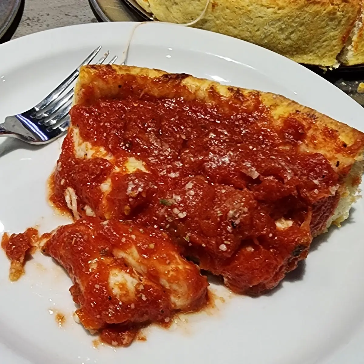 Deep Dish Cheese Pizza