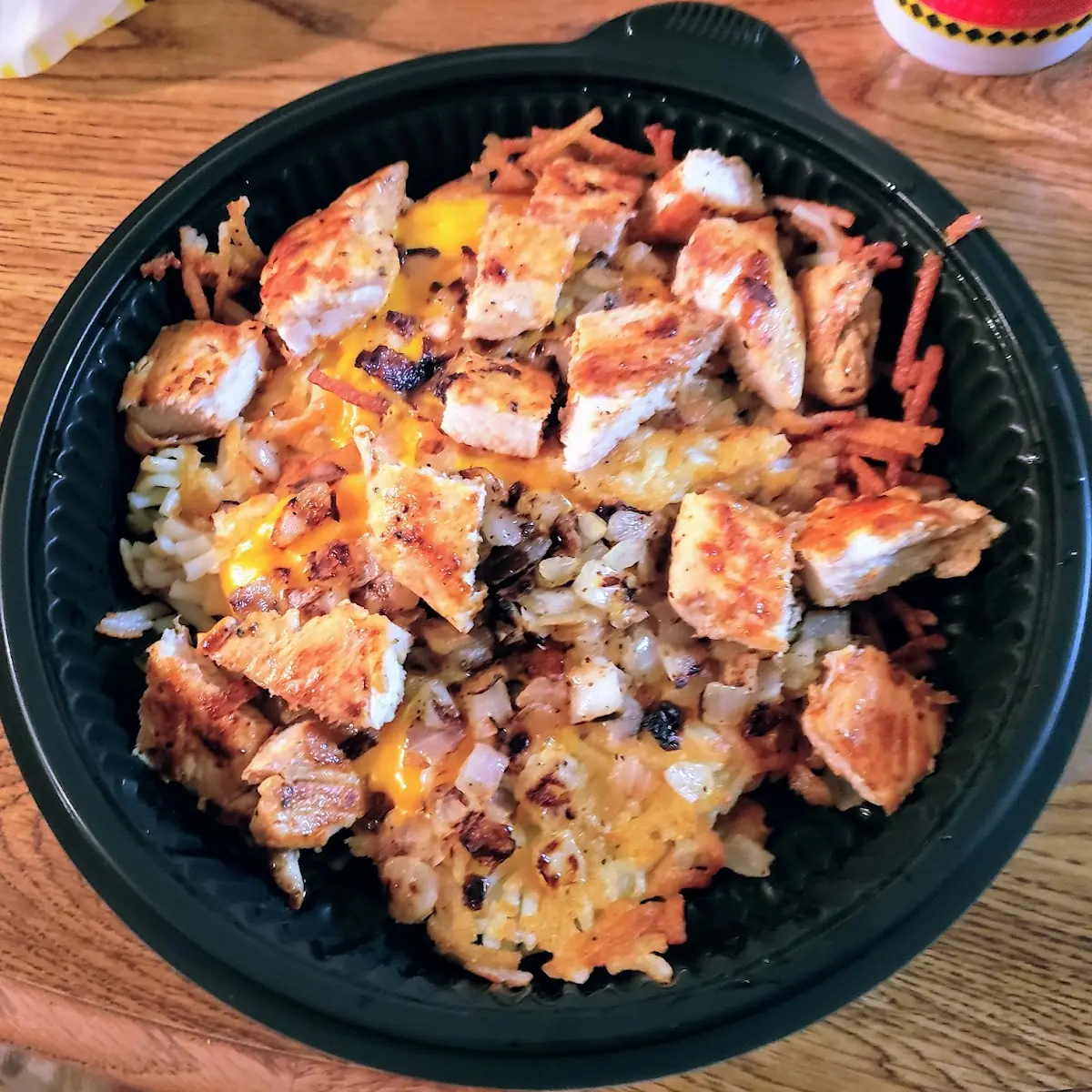 Chicken Melt Hashbrown Bowl