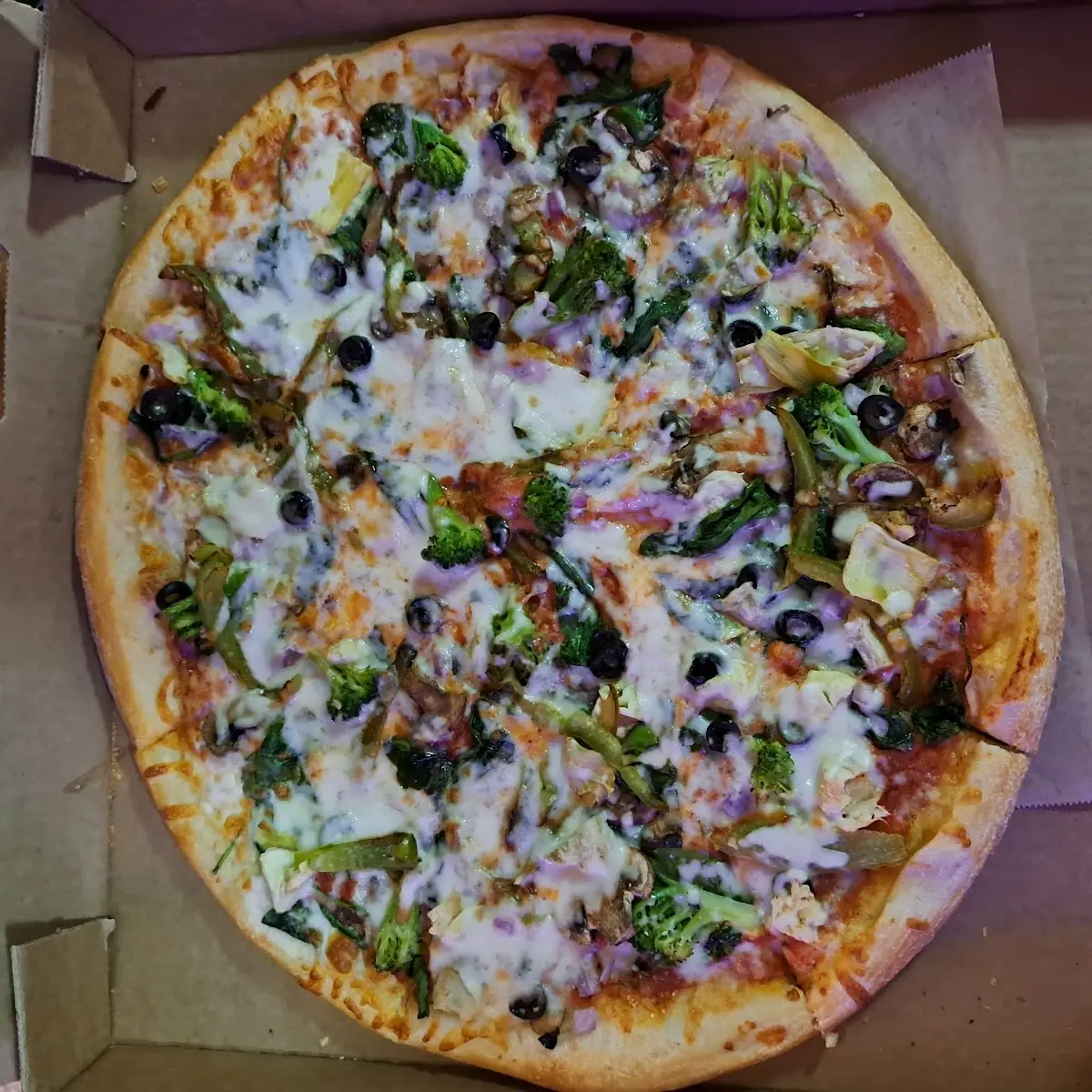 Pizzazz Veggie Pizza