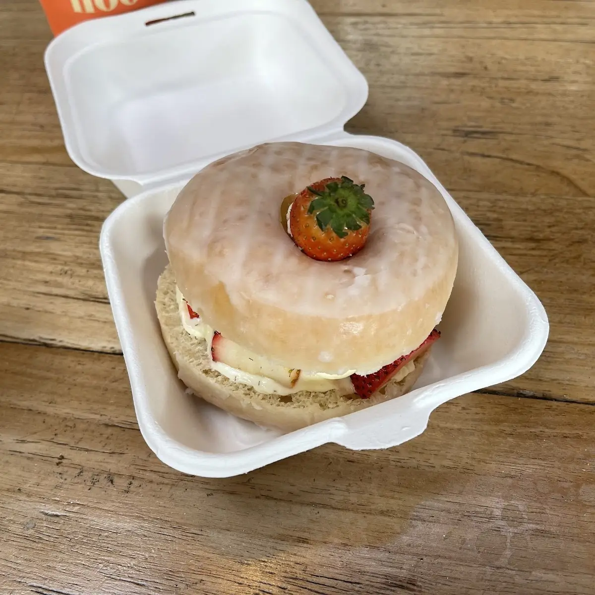 Strawberry Cheesecake Donut