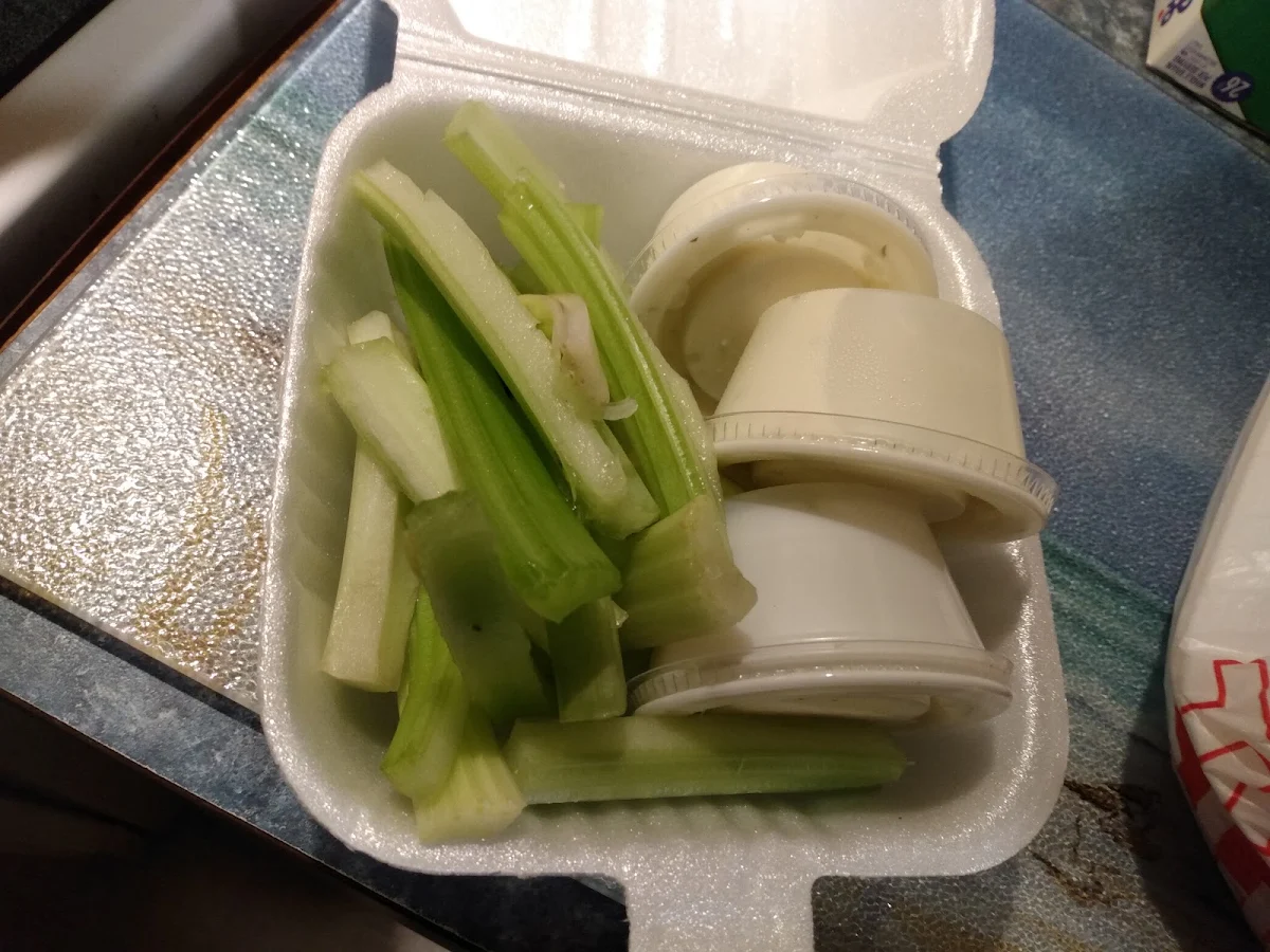 Chicken Wings and Celery