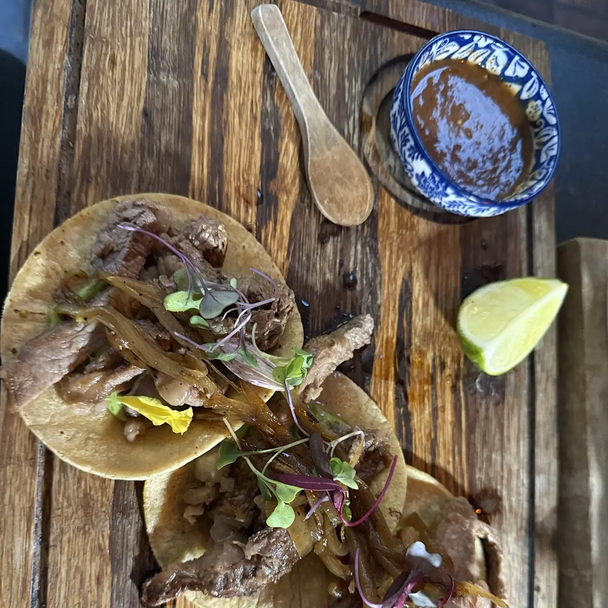 Rib Eye Tacos