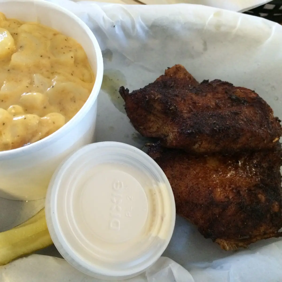 Fish and Mac & Cheese