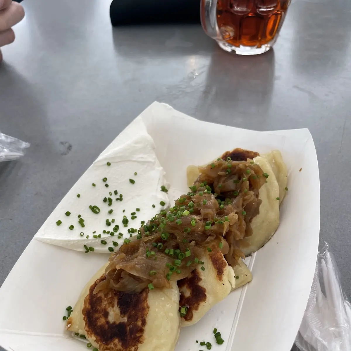Philly Cheesesteak Pierogi
