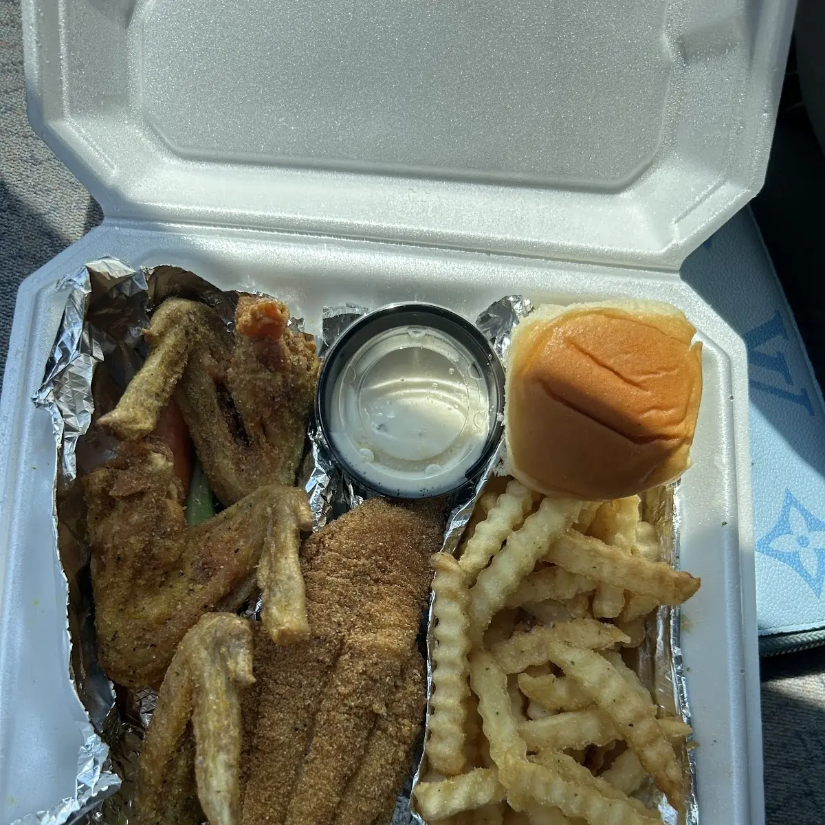 Lemon Pepper Wings & Fries