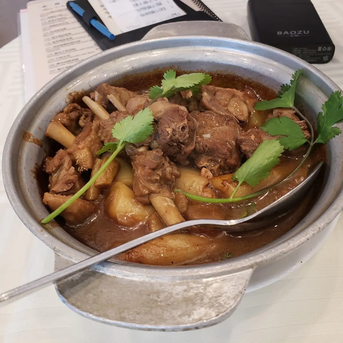Stewed Ox Tendon & Tripe in Brown Sauce