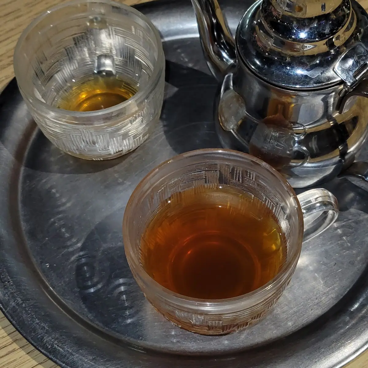 Famous Moroccan Mint Tea Hot