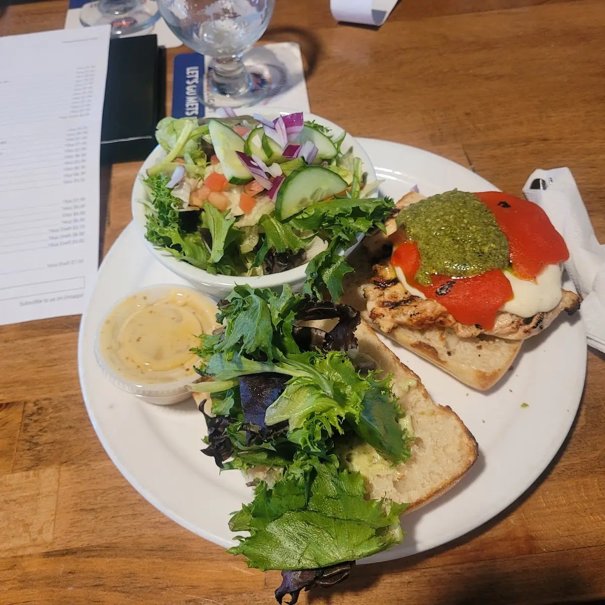 Chicken Pesto Sandwich