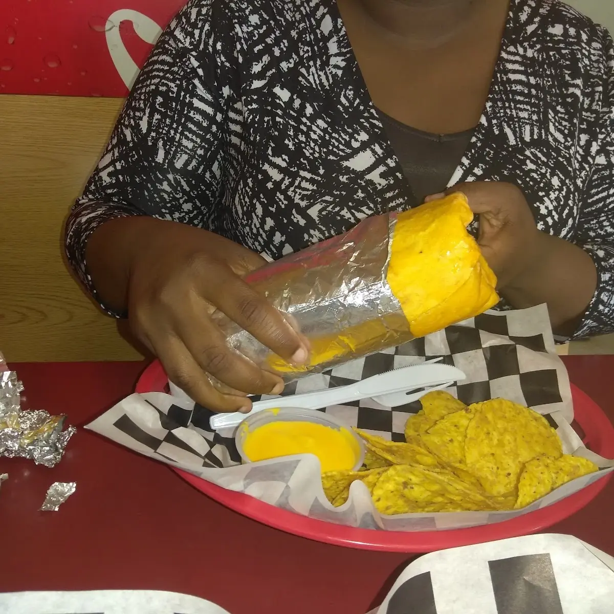 Spicy Beef Burrito