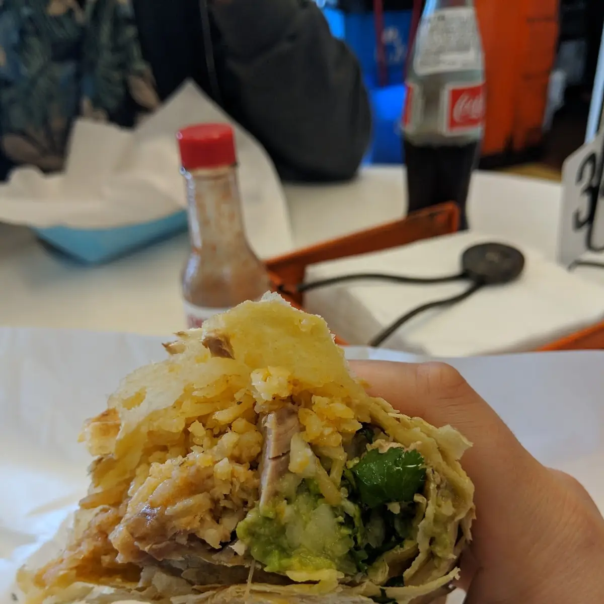 Chicken Burrito with Guacamole