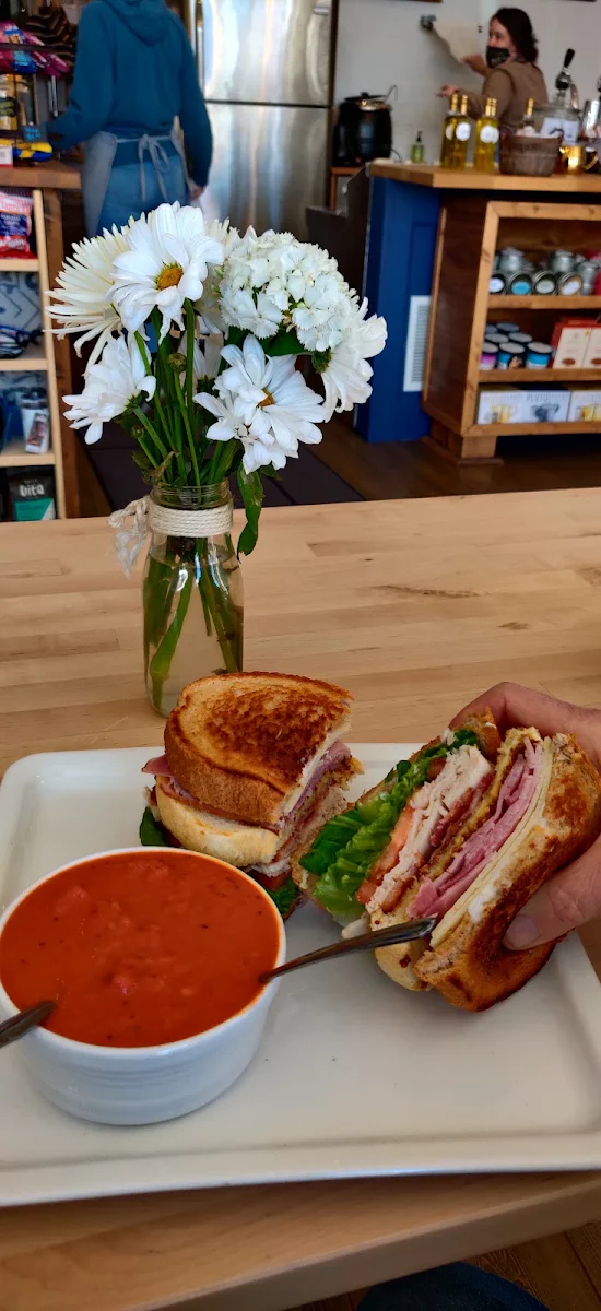 Club Sandwich Tomato Bisque